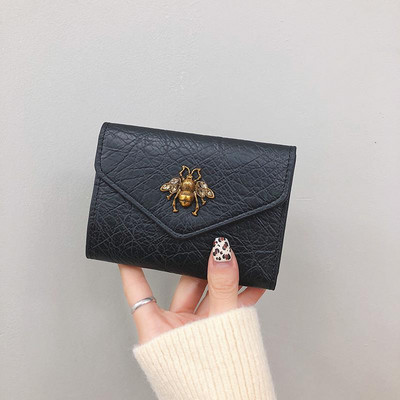 Sieviešu maks no eko ādas ar metāla apdari - četrās krāsās