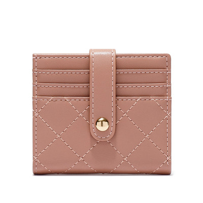 Έκο δερμάτινο γυναικείο πορτοφόλι νέο μοντέλο με μεταλλική στερέωση και τσέπη για χρεωστικές κάρτες