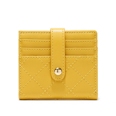 Έκο δερμάτινο γυναικείο πορτοφόλι νέο μοντέλο με μεταλλική στερέωση και τσέπη για χρεωστικές κάρτες