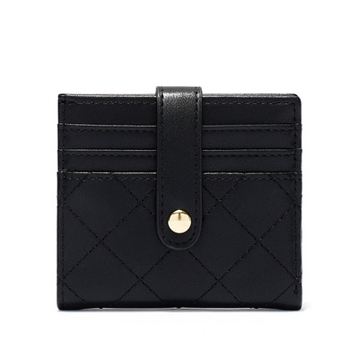 Έκο δερμάτινο γυναικείο πορτοφόλι νέο μοντέλο με μεταλλική στερέωση και τσέπη για χρεωστικές κάρτες