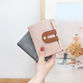 Neliels sieviešu maks ar monētu kabatiņu - mākslīgā āda