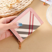 Νέο μοντέλο γυναικείο μικρό πορτοφόλι με φερμουάρ σε διάφορα χρώματα