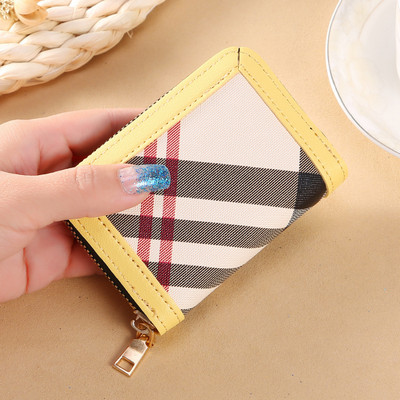 Νέο μοντέλο γυναικείο μικρό πορτοφόλι με φερμουάρ σε διάφορα χρώματα