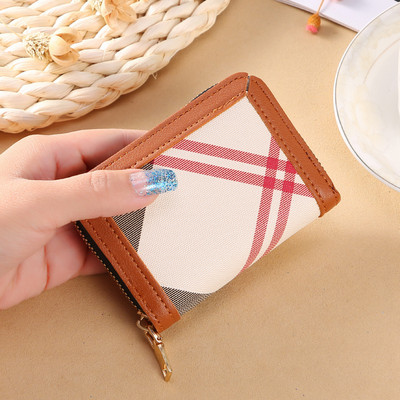 Νέο μοντέλο γυναικείο μικρό πορτοφόλι με φερμουάρ σε διάφορα χρώματα