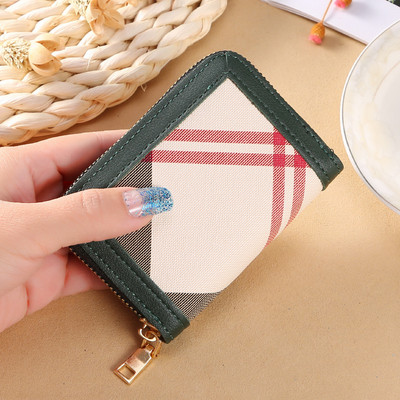 Νέο μοντέλο γυναικείο μικρό πορτοφόλι με φερμουάρ σε διάφορα χρώματα