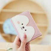 Έκο δερμάτινο γυναικείο πορτοφόλι με εφαρμογή 