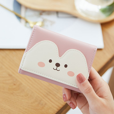 Έκο δερμάτινο γυναικείο πορτοφόλι με εφαρμογή 