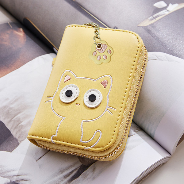 Παιδικό πορτοφόλι από οικολογικό δέρμα με φερμουάρ και τρισδιάστατο στοιχείο