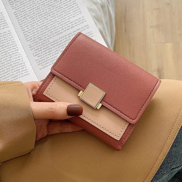 Sieviešu salokāms mini maks ar sprādzi