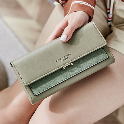 Γυναικείο πορτοφόλι νέο μοντέλο από οικολογικό δέρμα με διάφορα τμήματα