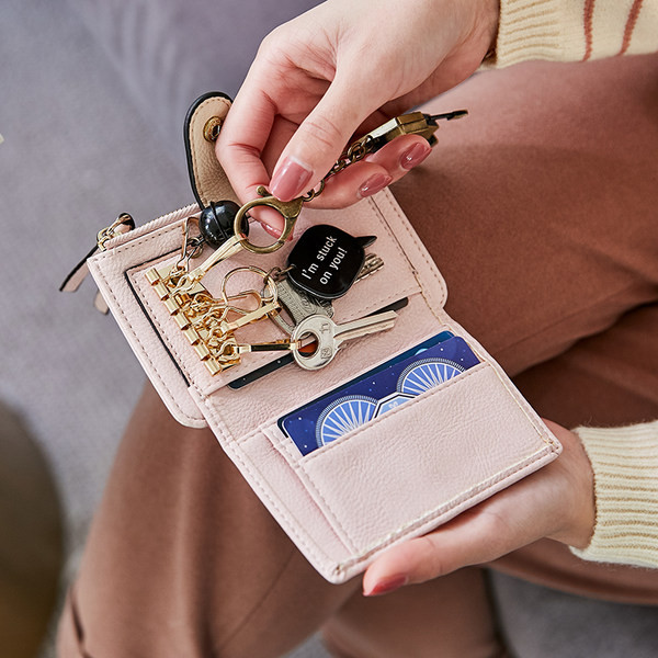 Sieviešu ādas maks ar debetkartes nodalījumu