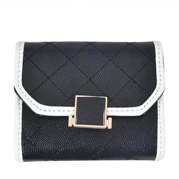 Γυναικείο πορτοφόλι από οικολογικό δέρμα - με μεταλλική στερέωση