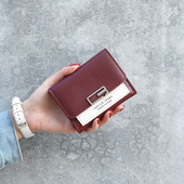 Καθημερινό έκο δερμάτινο πορτοφόλι με επιγραφές