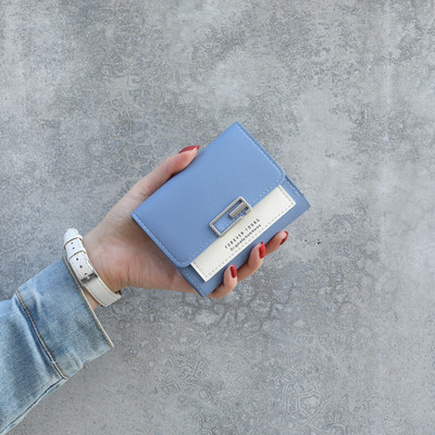 Καθημερινό έκο δερμάτινο πορτοφόλι με επιγραφές