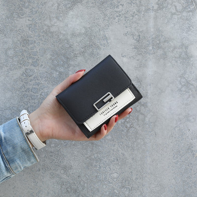 Καθημερινό έκο δερμάτινο πορτοφόλι με επιγραφές