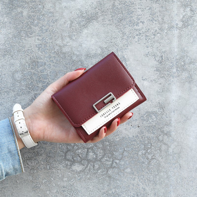 Καθημερινό έκο δερμάτινο πορτοφόλι με επιγραφές