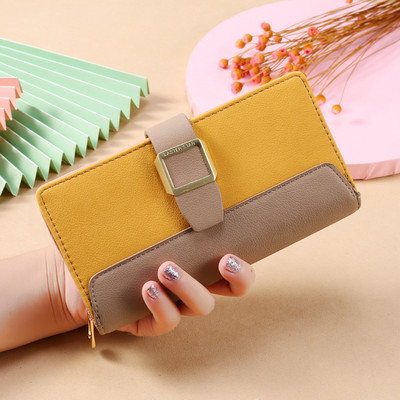 Jauna modeļa sieviešu maks ar metāla aizdari vairākās krāsās