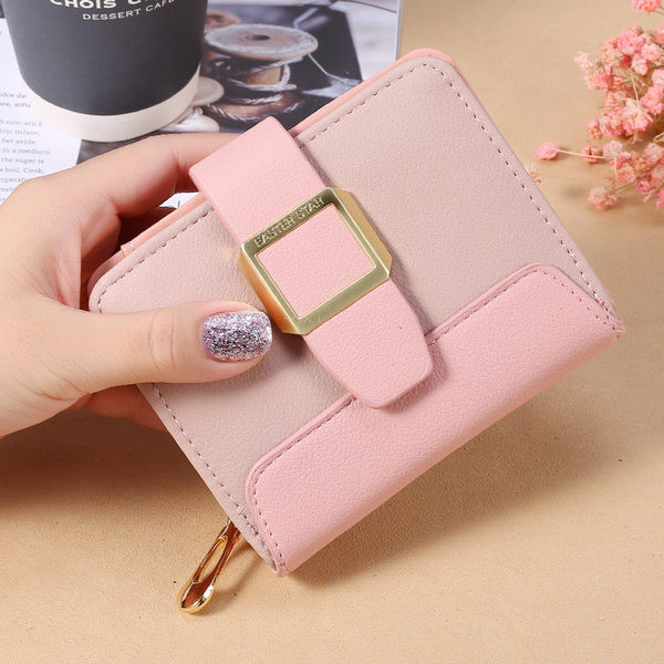 Mazs ādas maciņš ar rāvējslēdzēju un metāla apdari