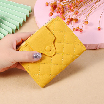 Нов модел кожен  дамски портфейл с цип - няколко цвята