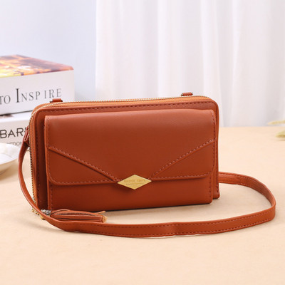 Γυναικείο έκο δερμάτινο πορτοφόλι με φούντα σε διάφορα χρώματα