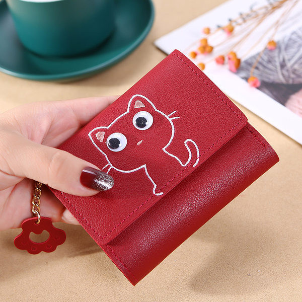 Γυναικείο πορτοφόλι καθημερινό με κέντημα