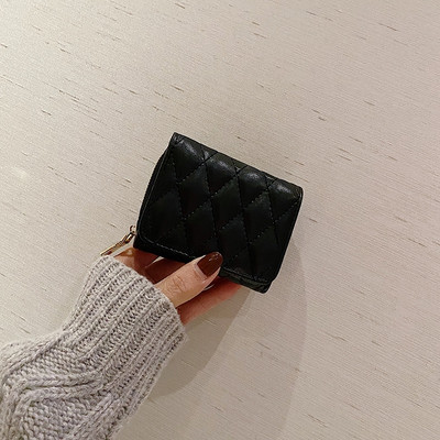 Γυναικείο μικρό πορτοφόλι με δύο διαμερίσματα και φερμουάρ