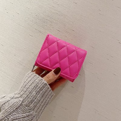 Γυναικείο μικρό πορτοφόλι με δύο διαμερίσματα και φερμουάρ