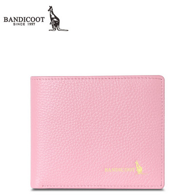 Έκο δερμάτινο πτυσσόμενο πορτοφόλι για γυναίκες με επιγραφή