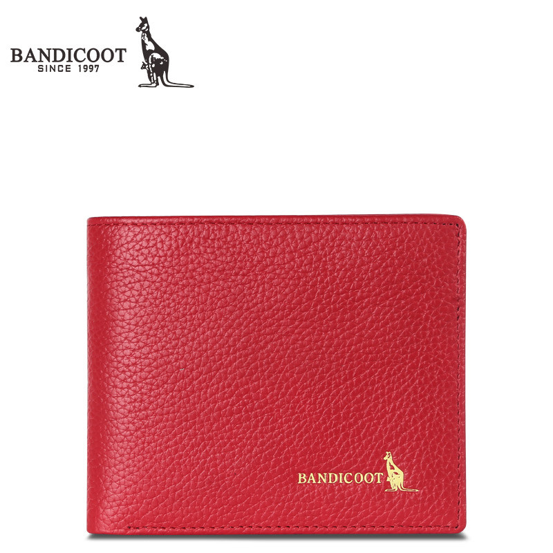 Έκο δερμάτινο πτυσσόμενο πορτοφόλι για γυναίκες με επιγραφή