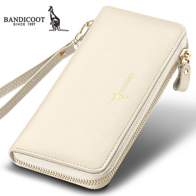 Γυναικείο πορτοφόλι από έκο δέρμα με φερμουάρ και επιγραφή