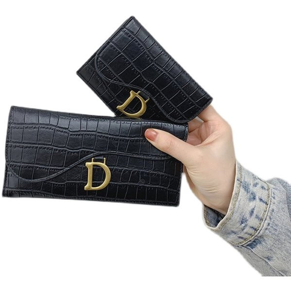 Γυναικείο πορτοφόλι με διαμερίσματα πιστωτικών καρτών χωρίς θήκη κερμάτων 