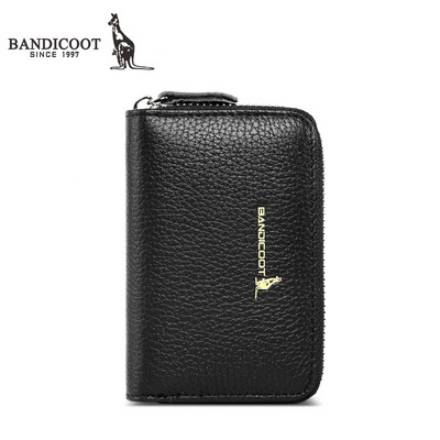 Sieviešu somiņa ar rāvējslēdzēju un uzrakstu - izgatavota no eko ādas