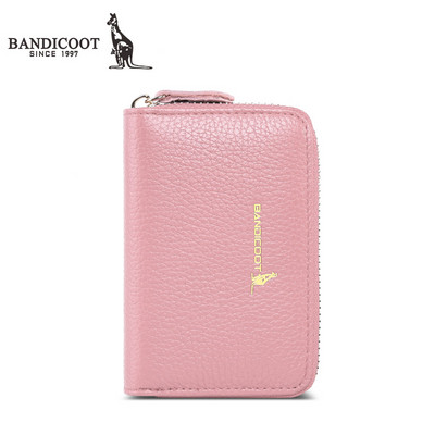 Sieviešu somiņa ar rāvējslēdzēju un uzrakstu - izgatavota no eko ādas