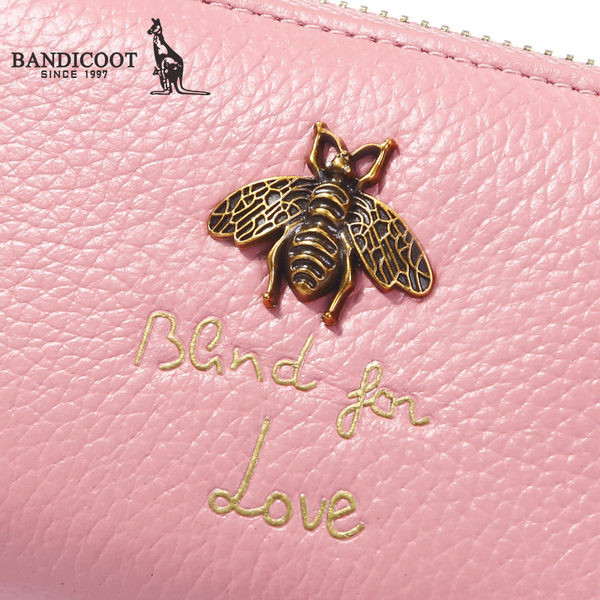 Sieviešu somiņa ar rāvējslēdzēju un uzrakstu - izgatavota no eko ādas