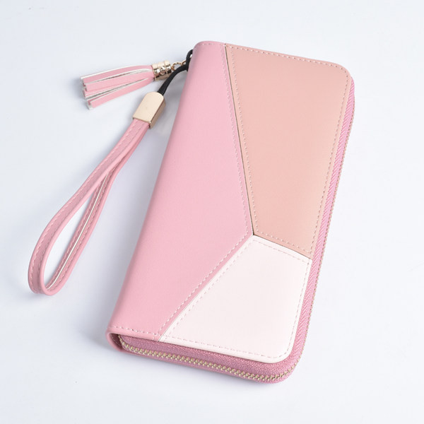 Πολυλειτουργικό γυναικείο πορτοφόλι κατασκευασμένο από έκο δέρμα με φούντα