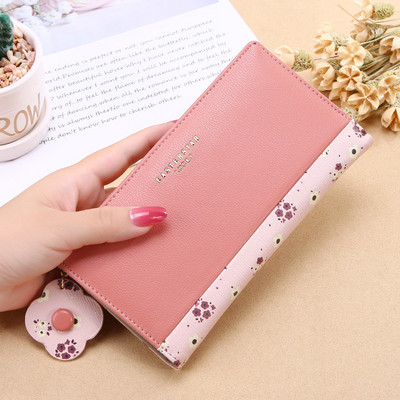 Γυναικείο μοντέρνο πορτοφόλι με επιγραφή σε διάφορα χρώματα