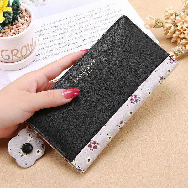 Γυναικείο μοντέρνο πορτοφόλι με επιγραφή σε διάφορα χρώματα