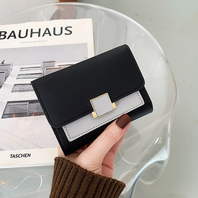 Μικρό πτυσσόμενο γυναικείο πορτοφόλι από οικολογικό δέρμα