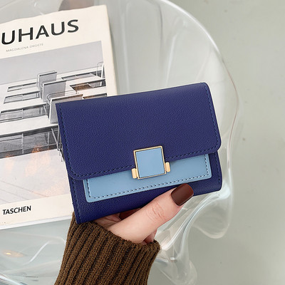 Μικρό πτυσσόμενο γυναικείο πορτοφόλι από οικολογικό δέρμα