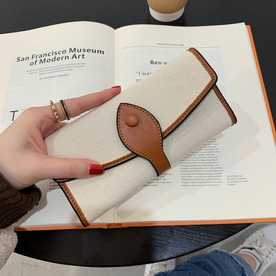 Γυναικείο πορτοφόλι με μεταλλική στερέωση - δύο μοντέλα