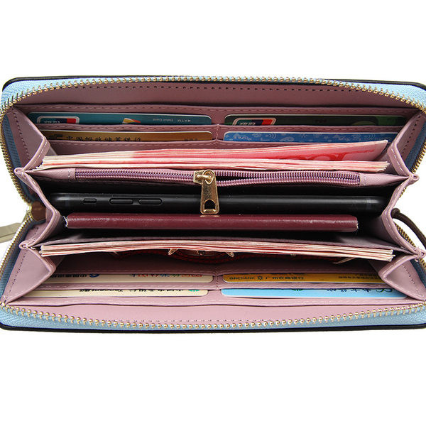 Γυναικείο πορτοφόλι νέο μοντέλο με λαβή - διάφορα χρώματα