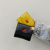 Γυναικείο πορτοφόλι με διακόσμηση κερασιάς - οικολογικό δέρμα