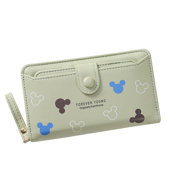 Γυναικείο έκο δερμάτινο πορτοφόλι με απλικέ σε διάφορα χρώματα