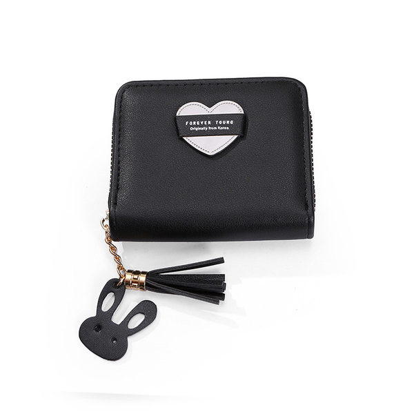 Mazs ādas maciņš ar pušķi vairākās krāsās