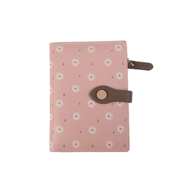 Γυναικείο έκο δερμάτινο πορτοφόλι με λουλουδάτο μοτίβο