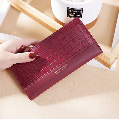 Sieviešu ādas maciņš ar reljefu ādu vairākās krāsās