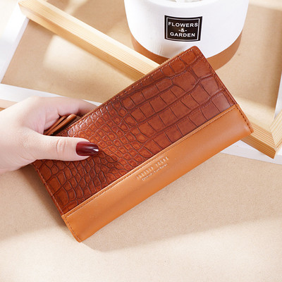 Sieviešu ādas maciņš ar reljefu ādu vairākās krāsās