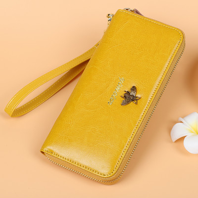 Μοντέρνο γυναικείο πορτοφόλι κλασικό μοντέλο με μεταλλική επιγραφή