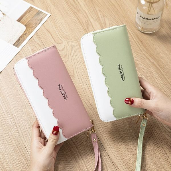 Γυναικείο πορτοφόλι καθημερινό με φερμουάρ και τσέπη με κέρματα