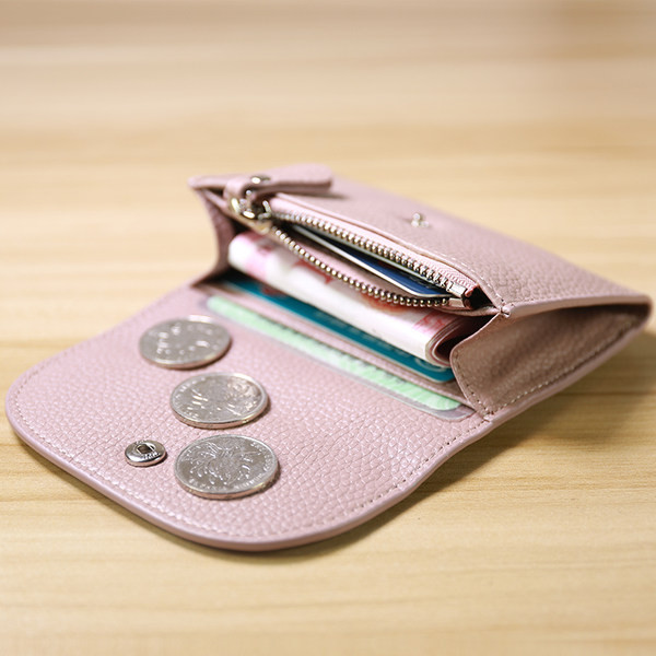 Γυναικείο έκο δερμάτινο πορτοφόλι με θήκη για κέρματα και έγγραφα